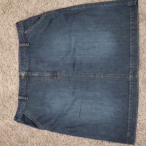 Talbots Classic Jean Skirt